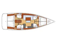 Oceanis 48 LR - Layout image