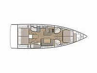 Oceanis 51.1 A/C & GEN & WM - Layout image