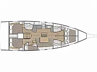 Oceanis 46.1 - Layout image