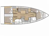 Oceanis 40.1 - Layout image