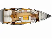 Sun Odyssey 439 - Layout image