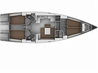 Bavaria 45 Cruiser - Layout image