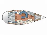 Catalina 42 - Layout image