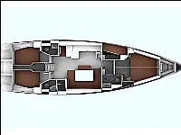 Bavaria Cruiser 51 - Layout image