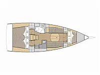 Oceanis 34.1 - Layout image