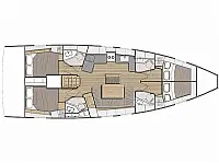 Oceanis 46.1 - Layout image