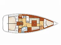 Oceanis 37 - Layout image