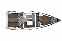 Bavaria Cruiser 46 - Layout image