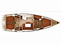 Bavaria Cruiser 51  - Layout image