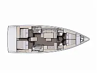 Dufour 470 GL - Layout image