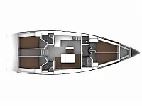 Bavaria Cruiser 46 - Layout image