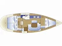 Bavaria 37 Cruiser - Layout image