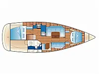 Bavaria 33 Cruiser - Layout image