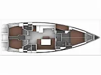 Bavaria Cruiser 51 - Layout image