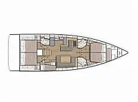 Oceanis 51.1 - Layout image