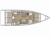 Oceanis 51.1 - Layout image