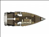 DUFOUR 382 BT - Layout image