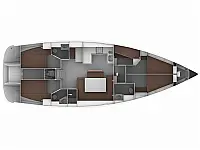 Bavaria 50 Cruiser - Layout image