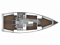 Bavaria Cruiser 37 - Layout image