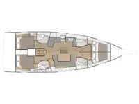 Oceanis 46.1 - Layout image