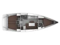 Bavaria 41 Cruiser - Layout image