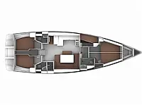 Bavaria 51 - Cruiser - Layout image