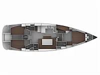 Bavaria 50 Cruiser - Layout image