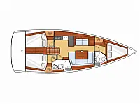 Oceanis 41 - Layout image