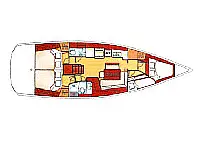 Oceanis 46 - Layout image