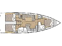 Oceanis 40.1 - Layout image