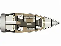 Dufour 460 Grand Large - Layout image