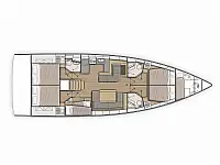 Oceanis 51.1 - Layout image