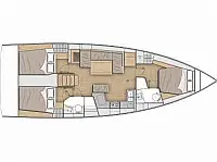 Oceanis 40.1 - Layout image