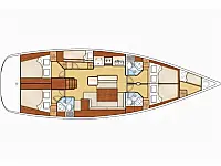 Oceanis 50 - Layout image