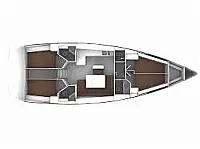 Bavaria Cruiser 46 - Layout image