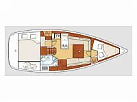 Oceanis 31 - Layout image