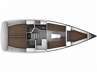 Bavaria 34 - Layout image