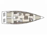 Dehler 42 - Layout image