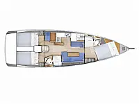 Sun Odyssey 410 - Layout image