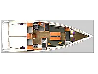 Sun Odyssey 349 b - Layout image