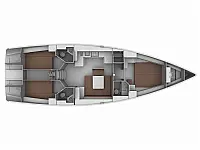 Bavaria Cruiser 45 - Layout image