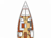 Oceanis 48 - Layout image