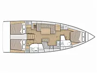 Oceanis 40.1 - Layout image