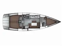 Bavaria 40 Cruiser - Layout image