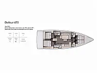 Dufour 470 - Layout image