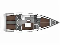 Bavaria Cruiser 46 - Layout image