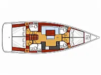 Oceanis 48 - Layout image