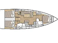 Oceanis 40.1 - Layout image