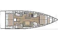 Oceanis 51.1 - Layout image