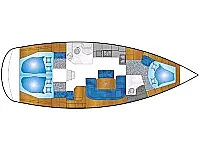 Bavaria 39 Cruiser - Layout image